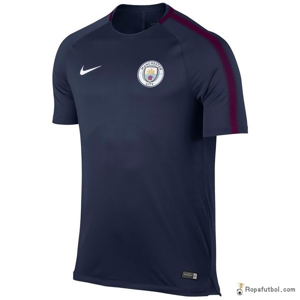 Camiseta Entrenamiento Manchester City 2017/18 Azul Marino